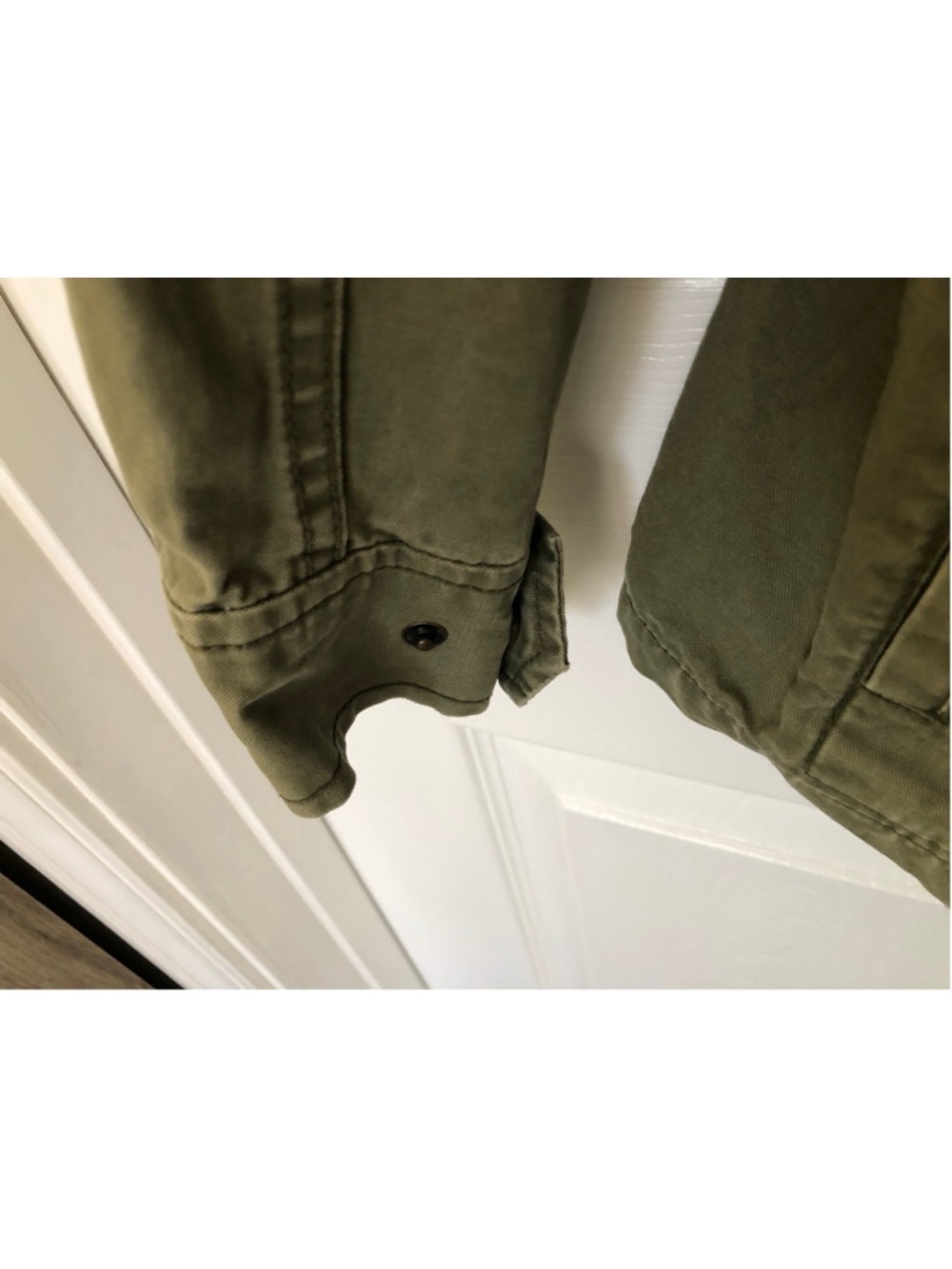 Madewell Fleet Utility Jacket Cult Favorite Army Green Cotton Canvas Gorpcore - Picture 5 of 9